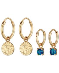 Elli Jewelry - Schmuckset Kreis - Lyst