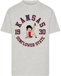 F4NT4STIC - T-Shirt Betty Boop Kansas Sunflower State - Lyst