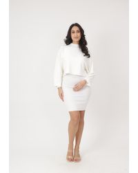 Elara - Set: Kleid Und Pullover - Lyst