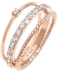 Elli Jewelry - Ring Set - Lyst