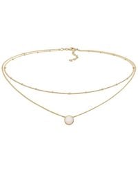 Elli Jewelry - Kette 'layer' - Lyst