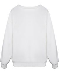 GORHEY - Sweatshirt Crew Neck Sweatshirt With Rabbit Print, Loose Long Sleeve Fleece Pullover - Lyst