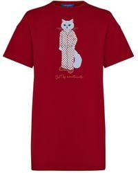 CAT by maniita lacitta - Shirtkleid Mit Katzenprint Pajamas Cat - Lyst