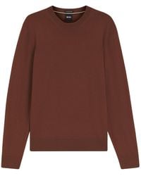 BOSS - Pullover Leno - Lyst
