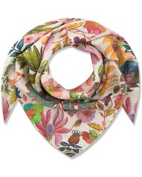 Codello - Seidentuch Mit Blumenmuster - Lyst