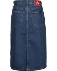 Calvin Klein Rock ' Iconic Midi W ' - Blau