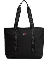 Tommy Hilfiger - Essential Tote-Bag Mit Logomuster-Details - Lyst