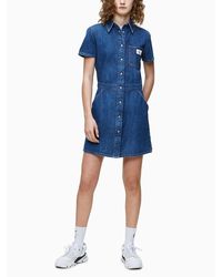 Calvin Klein Jeanskleid - Blau
