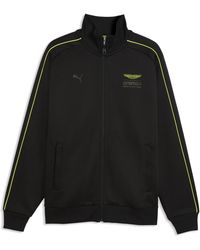PUMA - X Aston Martin Aramco F1Â Team T7 Trainingsjacke Herren, Kleidung - Lyst