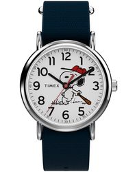 Timex - Analoguhr X Peanuts Weekender Baseball - Lyst