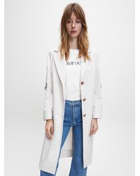 Calvin Klein Übergangsmantel - Weiß