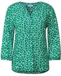 Cecil - Print-Bluse Mit Glitzer - Lyst