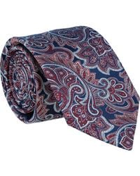 Willen - Krawatte Marine Paisley - Lyst