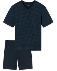 Schiesser - Pyjama Kurz Comfort Essentials - Lyst