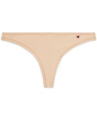 Tommy Hilfiger - Essential Mikrofaser-String Mit Flag-Stickerei - Lyst