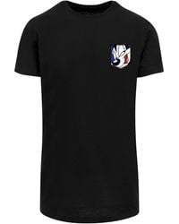 F4NT4STIC - T-Shirt Looney Tunes Pepe Le Pew Face Faux Pocket - Lyst