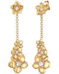 Elli Jewelry - Ohrringe Blume - Lyst