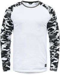 Solid - Rundhalsshirt 'cajus' - Lyst