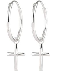 Elli Jewelry - Ohrringe Kreuz - Lyst