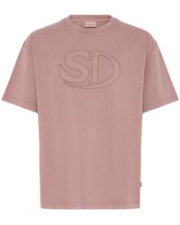 Solid - Rundhalsshirt Sduncaster - Lyst