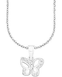 Amor - Kette Mit Schmetterling Anhänger - Lyst