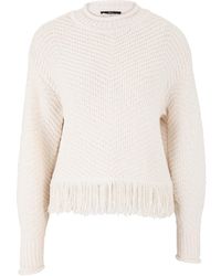Zero - Pullover Mit Fransen - Lyst