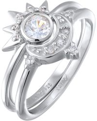 Elli Jewelry - Ring Sonne Und Mond - Lyst