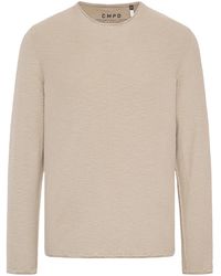CMPD - Pullover Linksstrick Mit Rollkanten - Lyst