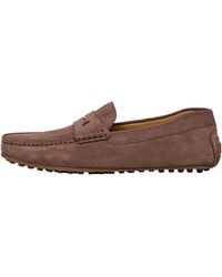 Hackett - Mokassin Driver Saddle - Lyst