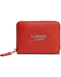 Tommy Hilfiger - Portemonnaie Logo Plaque Zip-Around - Lyst