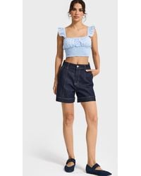 its basic - Its Basic Jeans Mini Denim Short - Lyst