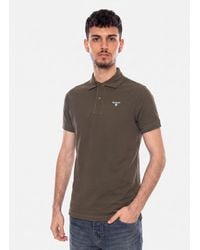 Barbour - Shirt Tartan Pique Polo Dark - Lyst