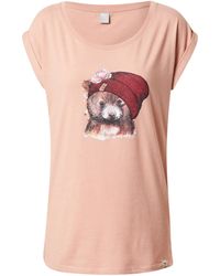 Iriedaily T-shirt 'it beary' - Mehrfarbig