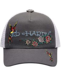 Ed Hardy - Cap Swallow 5 Panel - Lyst