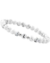 GOOD.designs - Perlenarmband Mit Buchstabe L - Lyst