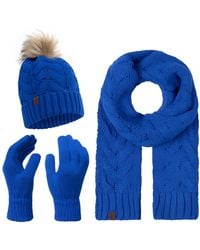 Rock Creek - Set: Schal, Mütze Und Handschuhe - Lyst