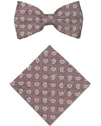 REAL GUYS - Set Fliege Mit Einstecktuch - Lyst
