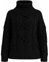 Worldclassca - Strickjacke Strick Pullover Mit Stehkragen - Lyst
