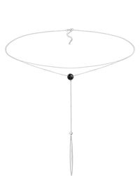 Elli Jewelry - Halskette Choker, Kristall Kette, Y-Kette - Lyst