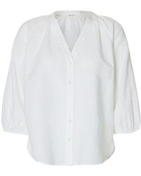 SELECTED - Bluse Slfcleo-Alberta - Lyst