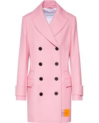 Calvin Klein Mäntel ́ STRUCTURED WOOL PEACOAT ́ - Pink