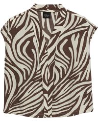 S.oliver - Oliver Label Bluse - Lyst