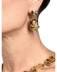 Addicted - Ohrringe Ginevra Orecchini Placcati Oro 18Kt Con Cristalli Oro Swarovski & Motivo Rana - Lyst