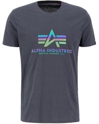 Alpha Industries - Shirt Basic Logo - Lyst