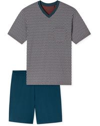 Schiesser - Pyjama Kurz Comfort Nightwear - Lyst