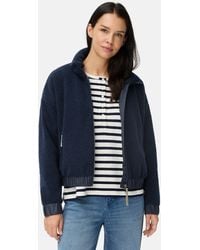 Camel Active - Teddy Blouson Mit Stehkragen Und 2-Wege-Reißverschluss - Lyst