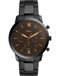 Fossil - Chronograph »NEUTRA CHRONO, FS5525« mit bernsteinfarbenem Mineralglas - Lyst