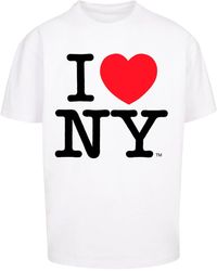 Merchcode - T-Shirt I Love Ny - Lyst