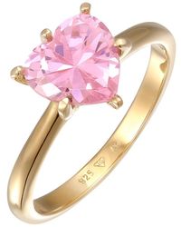 Elli Jewelry - Ring Herz - Lyst