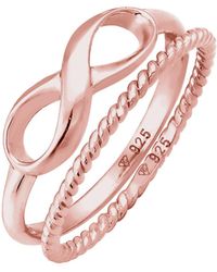 Elli Jewelry - Ring Infinity, Twisted - Lyst